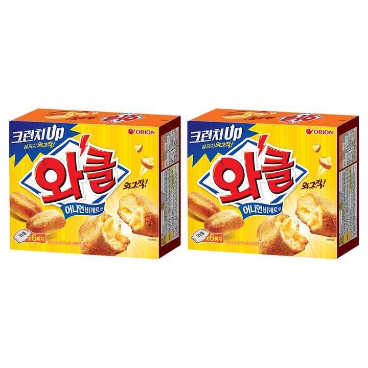 와클 어니언바게트맛, 38g, 12개
