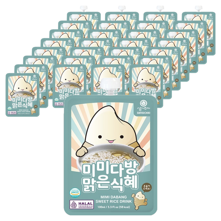 삼시오끼 미미다방 식혜, 100ml, 60개