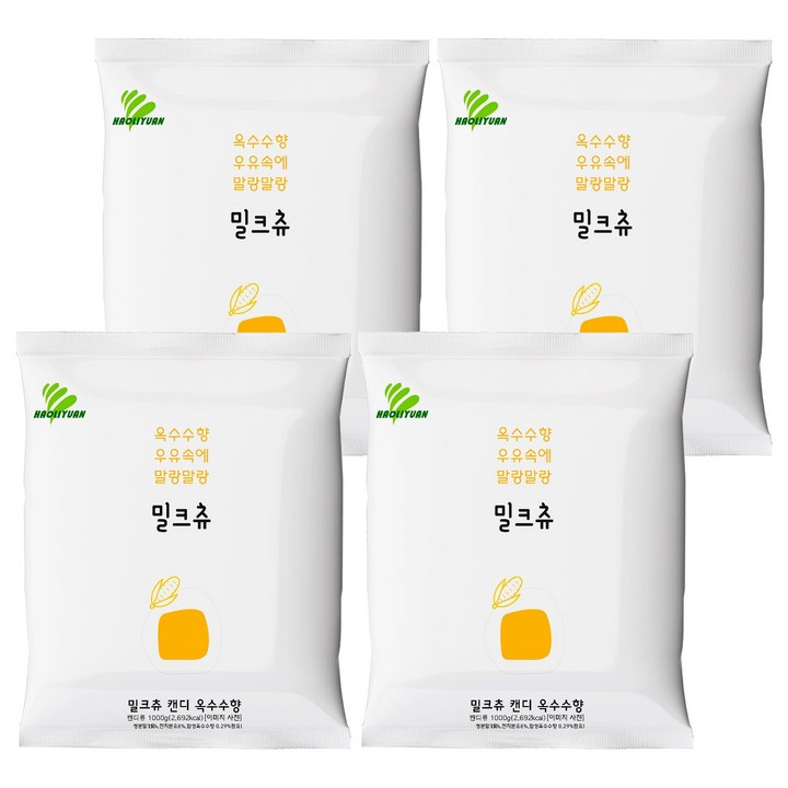 밀크츄 옥수수, 1kg, 4개