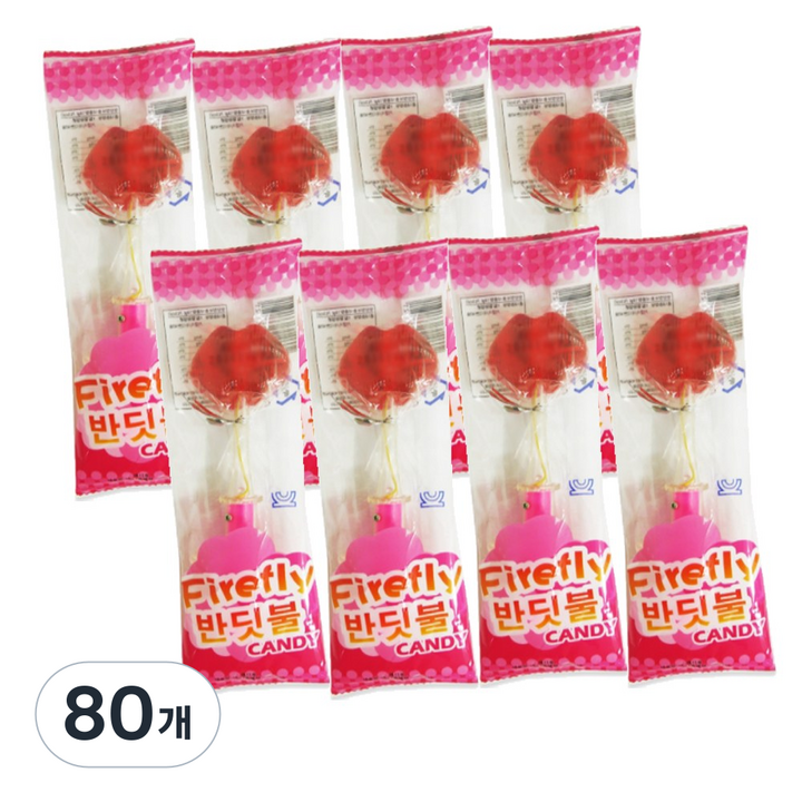 반딧불 캔디 랜덤발송, 18g, 80개