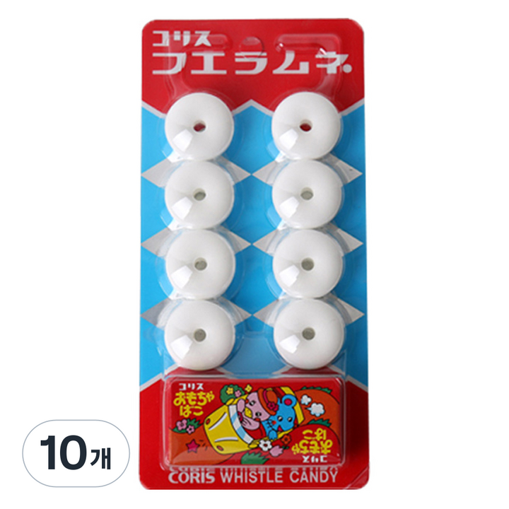 코리스 휘슬라무네 휘파람 소다맛 사탕, 22g, 10개