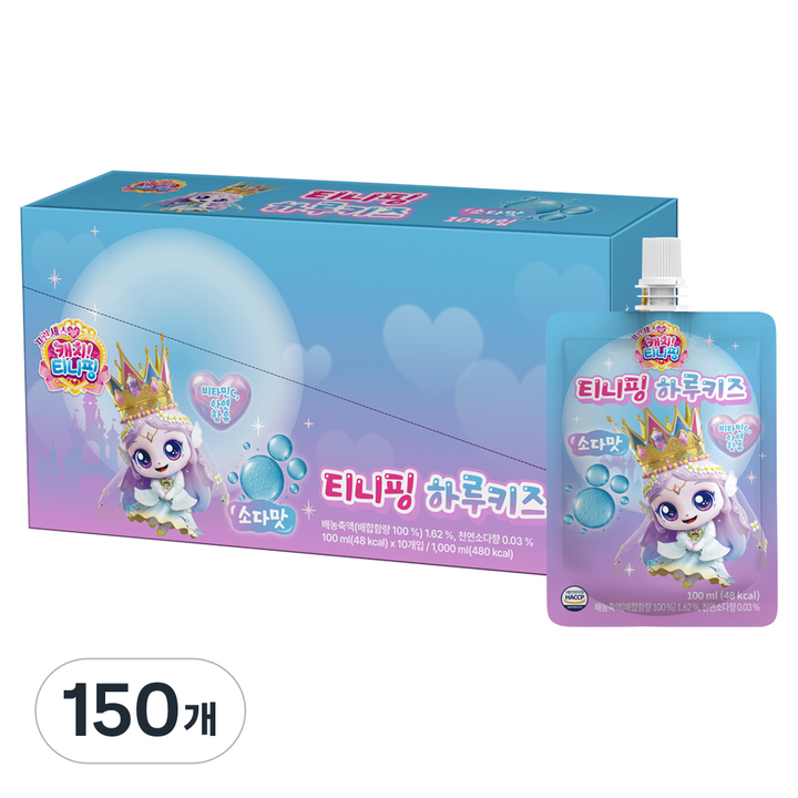 캐치티니핑 하루키즈 소다맛, 150개, 100ml