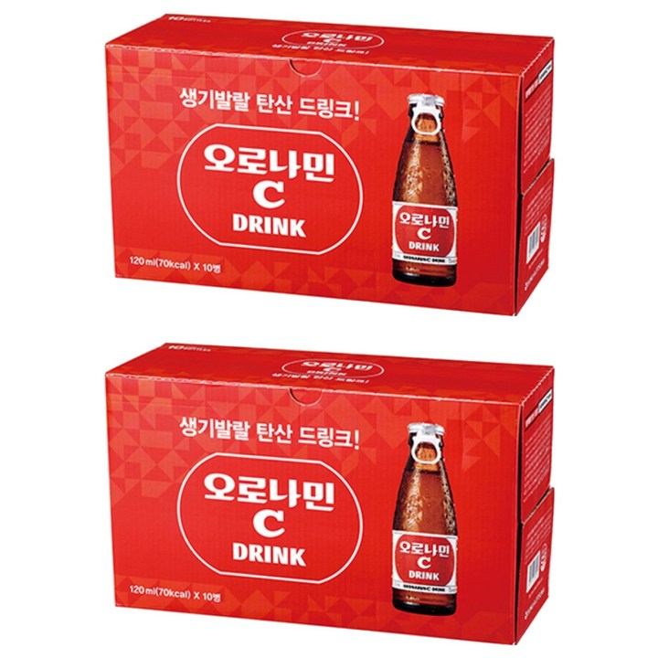 오로나민씨 탄산 드링크, 120ml, 20개
