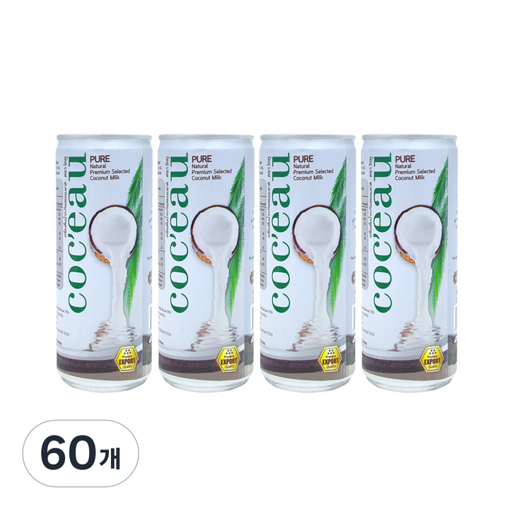 코쿠 코코넛밀크 드링크 오리지널, 240ml, 60개