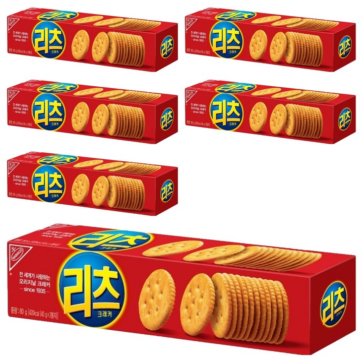 리츠 크래커, 80g, 6개