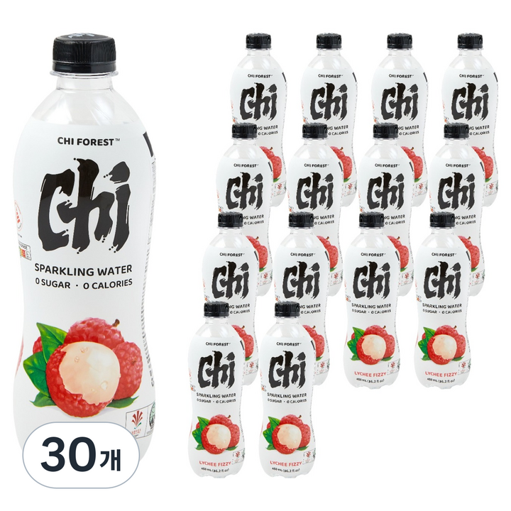 치포레스트 제로슈거 스파클링 리치, 30개, 480ml