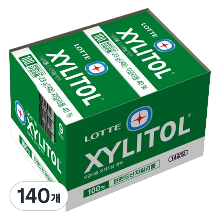 롯데자일리톨 오리지날 빅팩, 23g, 140개