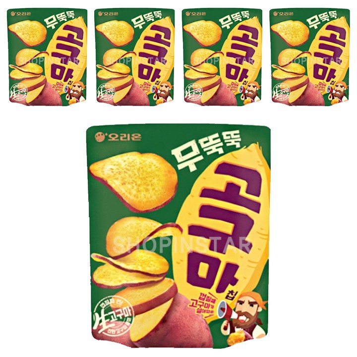 오리온 무뚝뚝 고구마칩, 113g, 5개