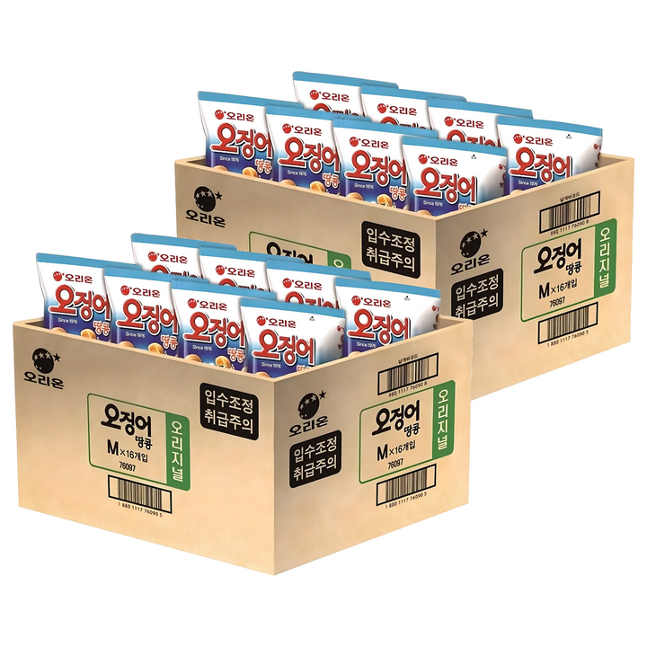 오리온 오징어땅콩, 98g, 32개