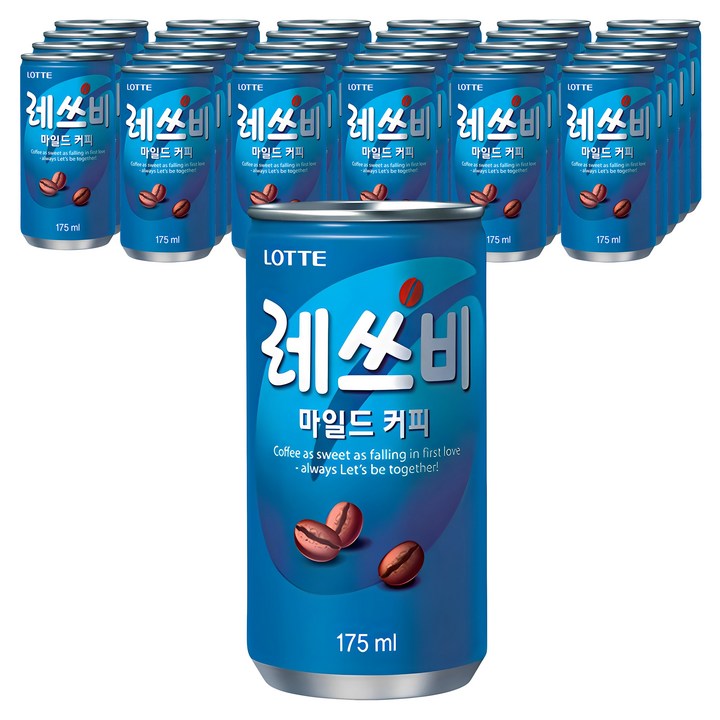 레쓰비 마일드 캔커피, 175ml, 30개