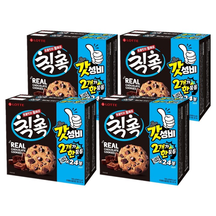 롯데웰푸드 칙촉, 168g, 8개