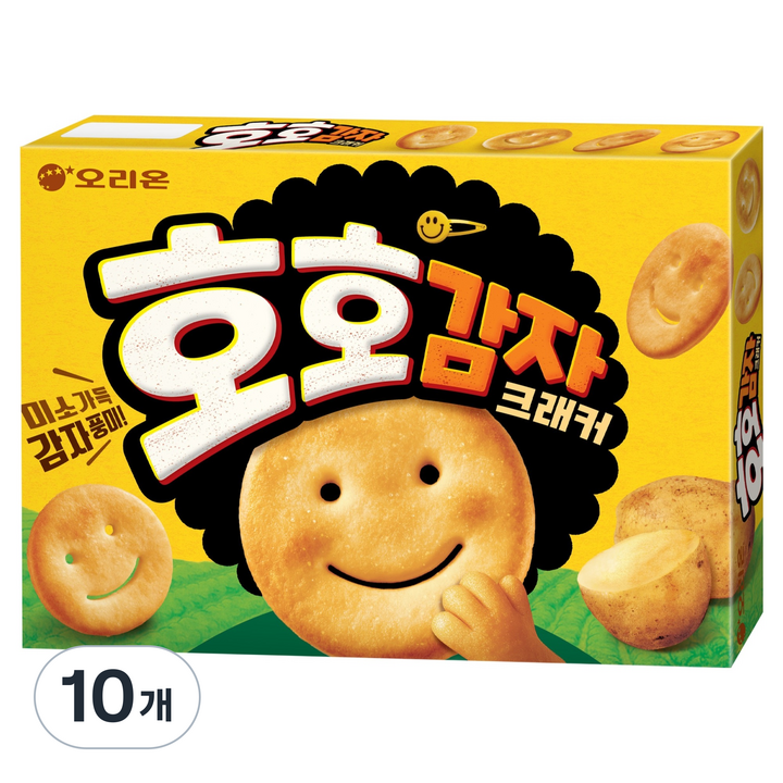 호호감자 오리온 크래커, 10개, 177g