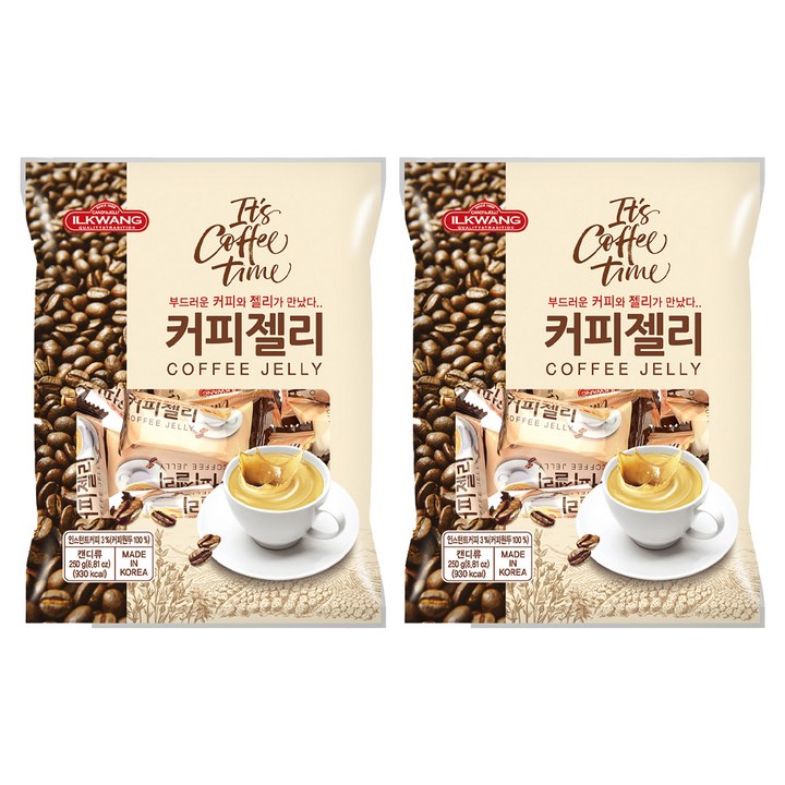 일광제과 커피젤리, 2개, 250g