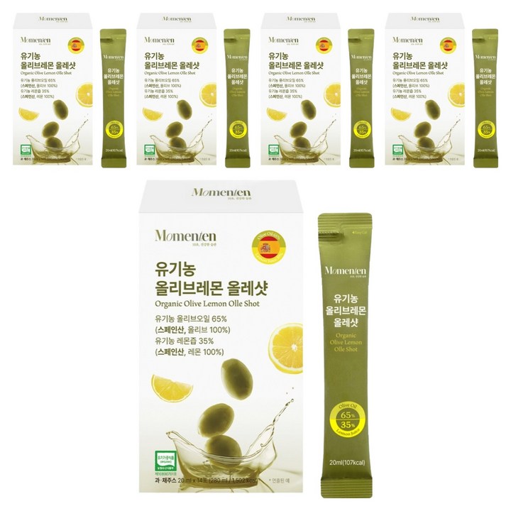 모먼튼 올리브레몬 올레샷 14p, 6개, 280ml