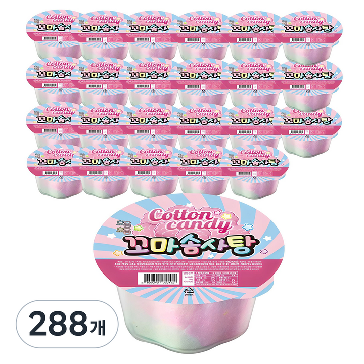 호음호음 꼬마솜사탕, 4g, 288개
