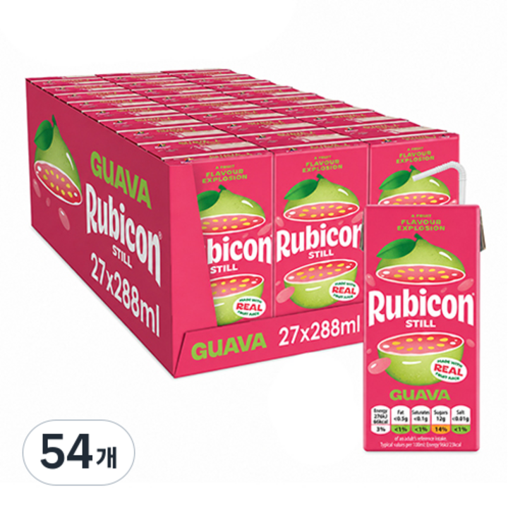 rubicon 구아바, 288ml, 54개