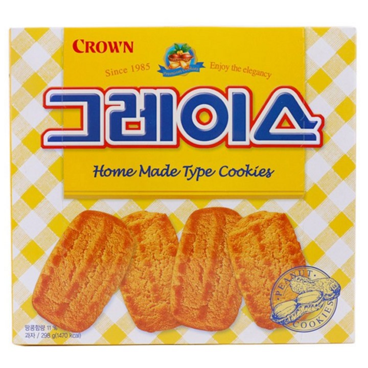 크라운 그레이스 비스켓, 298g, 1개