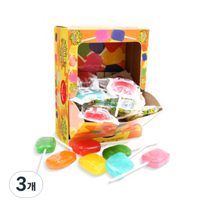 위니비니 야미릭스 사우어마니아 롤리팝 24p 박스, 680g, 3개