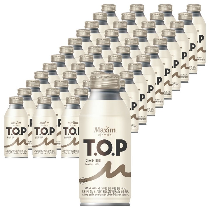 티오피 마스터 라떼 캔커피, 380ml, 48개