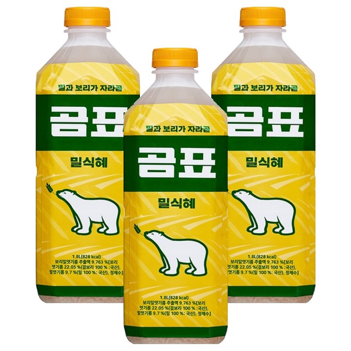 곰표 밀식혜, 1.8L, 3개