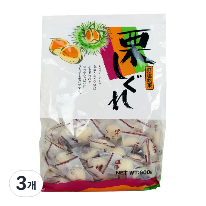 쿠리 시구레 대, 600g, 3개