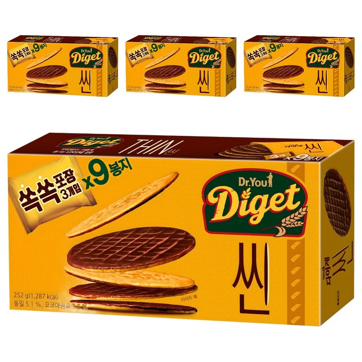닥터유 다이제 씬, 252g, 4개
