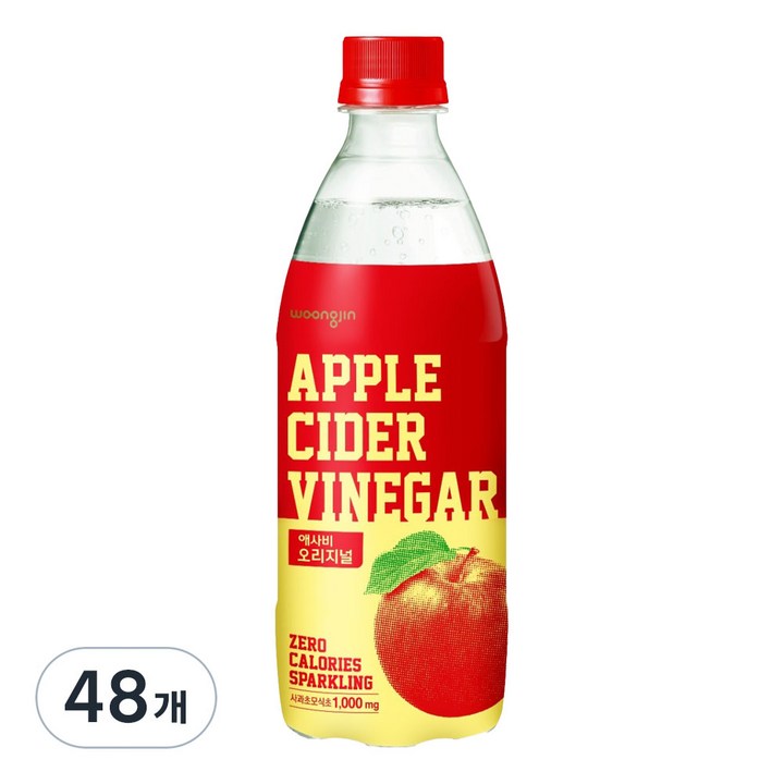 웅진 애사비 오리지널, 500ml, 48개