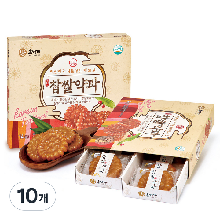 호정가 찹쌀약과 14p, 10개