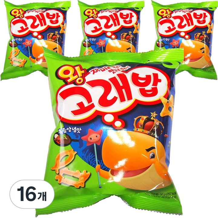 오리온 왕고래볶음양념, 56g, 16개