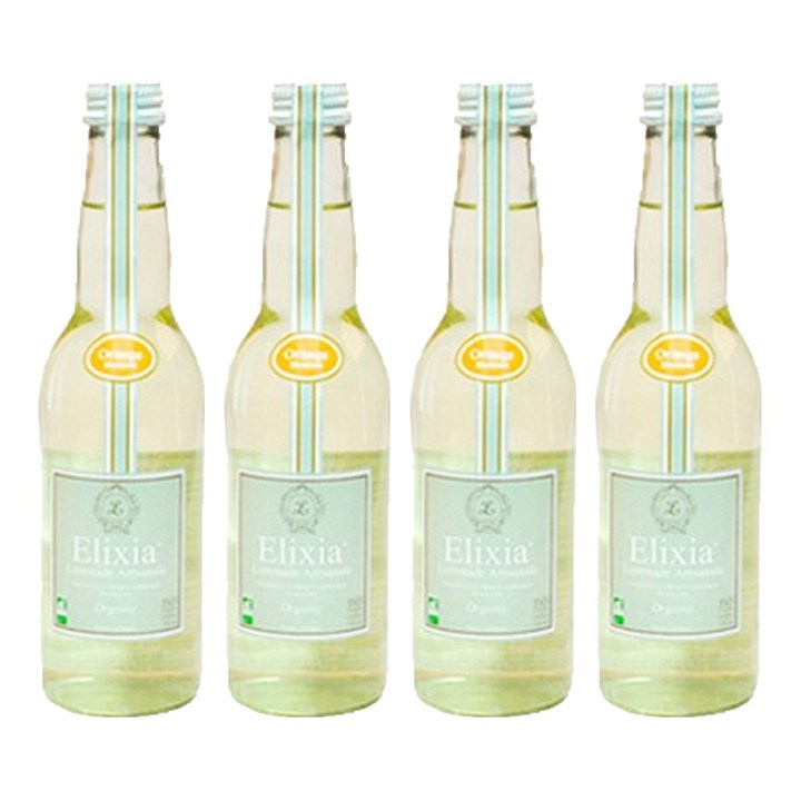 엘릭시아 유기농 오렌지블로섬 탄산음료, 330ml, 4개