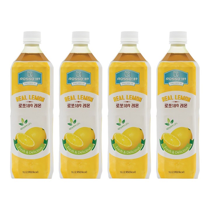 로쏘189 레몬베이스, 1L, 4개