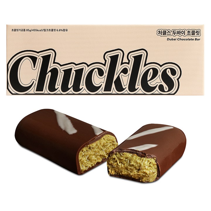 처클스 두바이 초콜릿, 85g, 1개