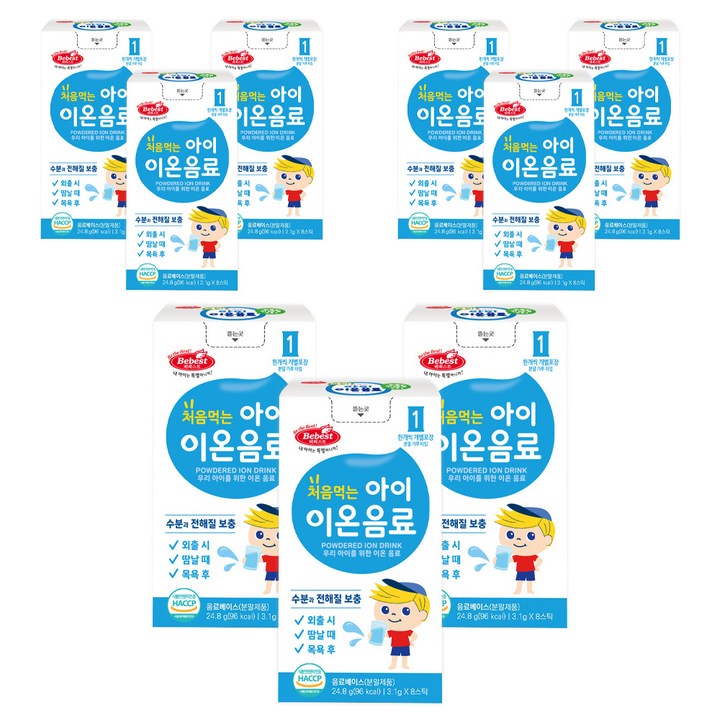 베베스트 처음먹는 아이 이온음료 분말가루타입, 24.8g, 72개