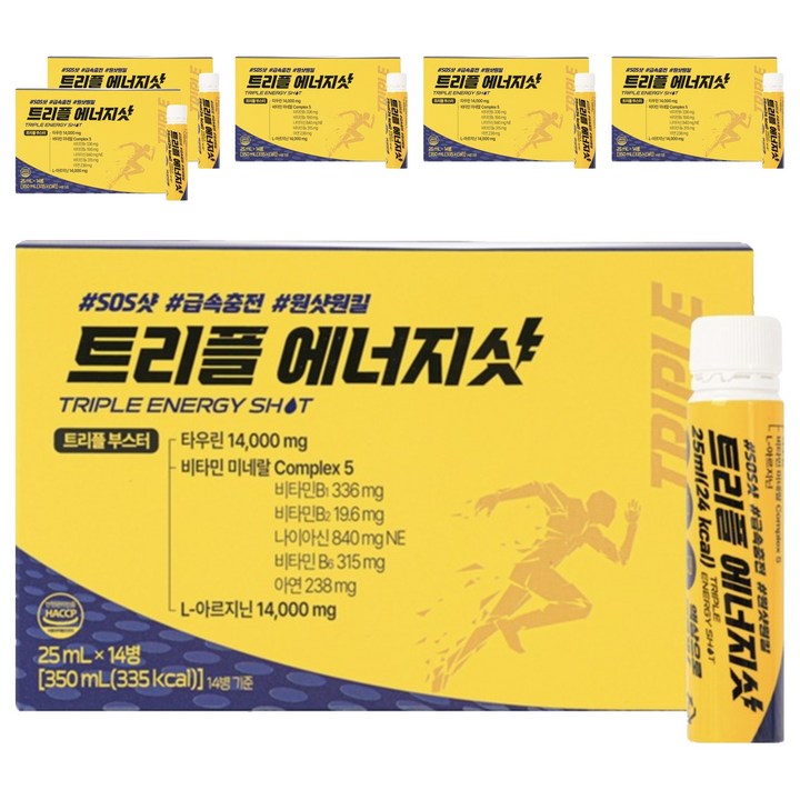네이처텍 트리플 에너지샷 혼합음료, 25ml, 84개