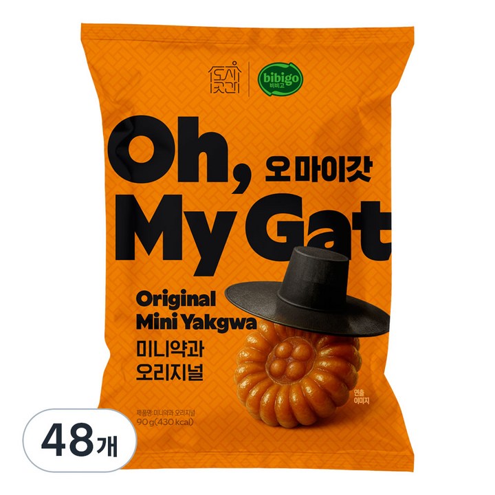 도시곳간 오마이갓 미니약과 오리지널, 48개, 90g