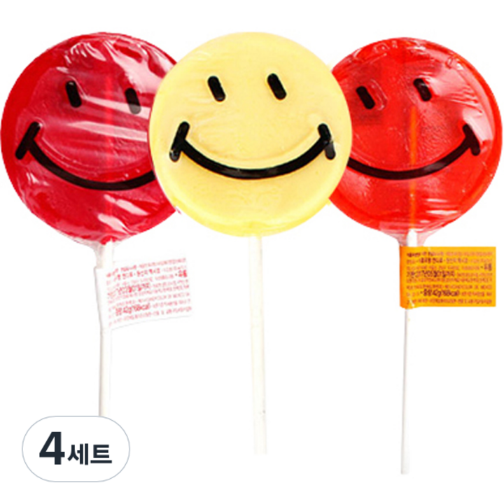 휘리팝 스마일 3종, 4세트, 42g
