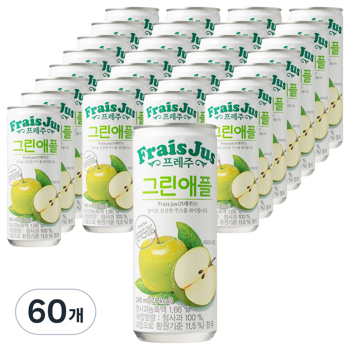 프레주 그린애플, 60개, 240ml