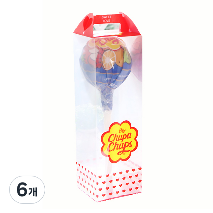 인크리코 왕 츄파춥스 막대사탕 부케 랜덤발송, 630g, 6개