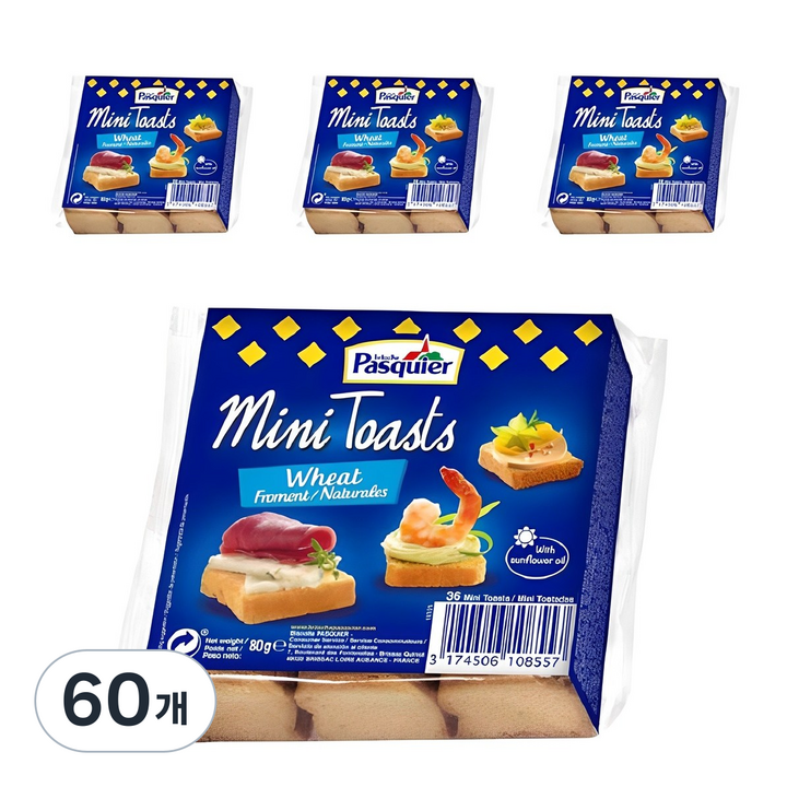 파스키에 미니 토스트, 80g, 60개