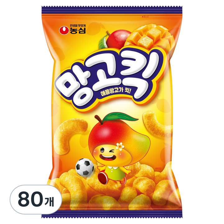 농심 망고킥, 100g, 80개