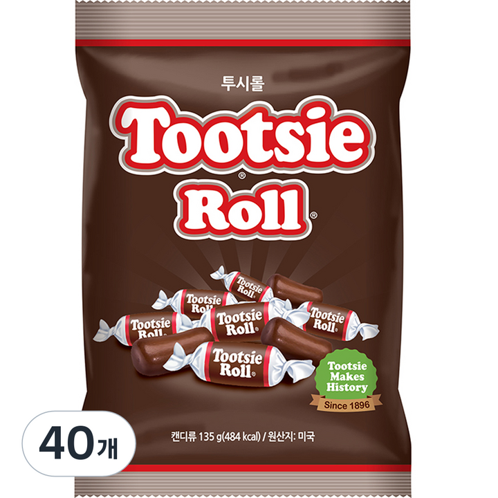 투시롤 캔디, 135g, 40개