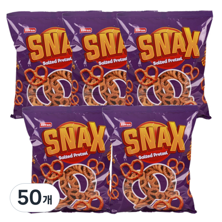 스낵스 프레첼 크래커, 200g, 50개