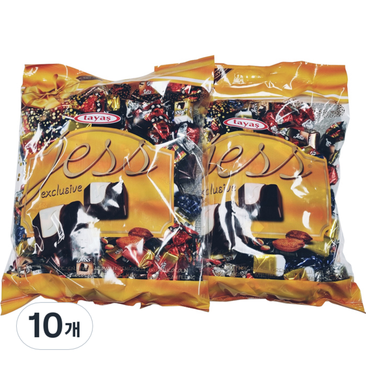타야스 재스 초콜릿 봉지, 1kg, 10개