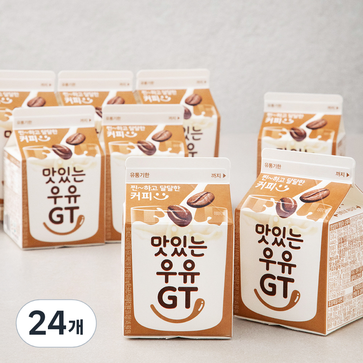 남양유업 맛있는우유 GT 커피, 300ml, 24개