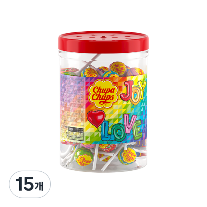 츄파춥스 미니튜브 50개입, 550g, 15개
