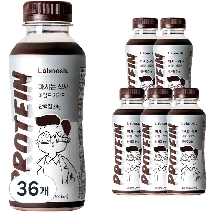 랩노쉬 마시는 식사 마일드 카카오, 350ml, 36개