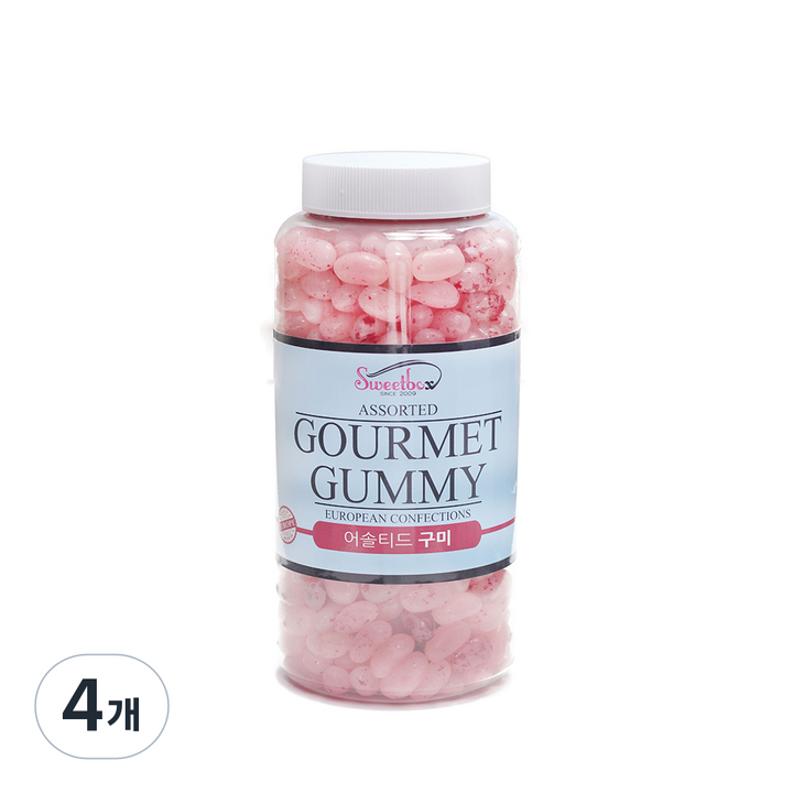 스트로베리향 젤리빈, 800g, 4개
