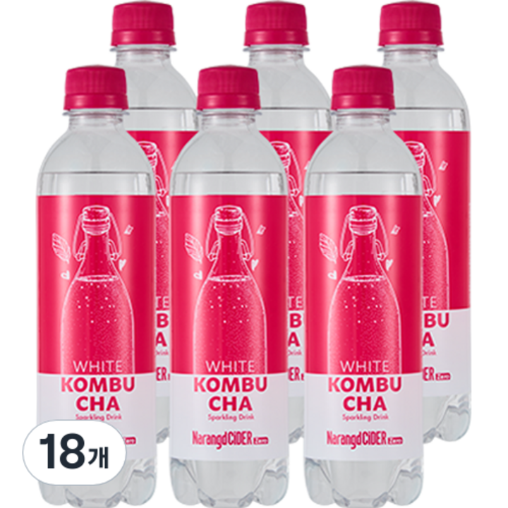 화이트 콤부차, 18개, 400ml
