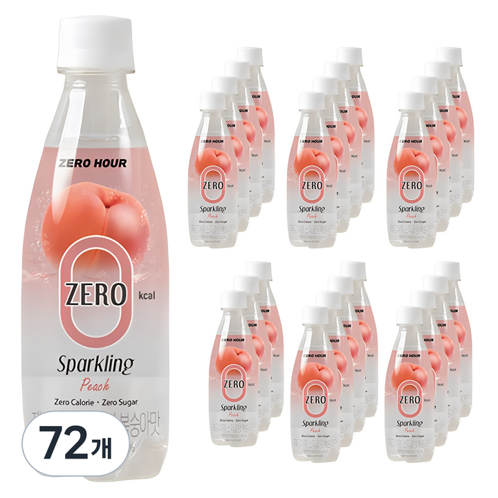 메디쿼터스 제로아워 복숭아맛 스파클링, 350ml, 72개