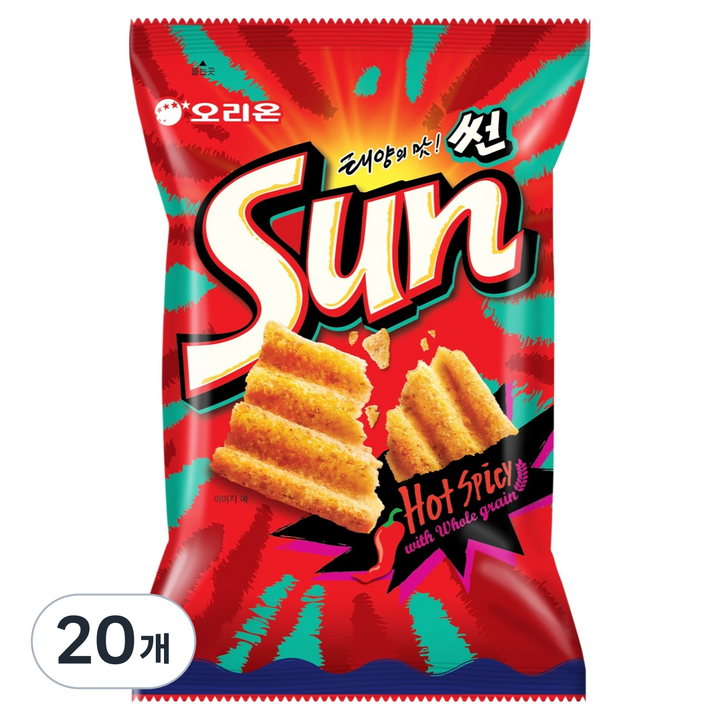 오리온 썬 핫스파이시, 64g, 20개